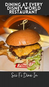 Sci Fi Dine In 🚘🎥 There are two new menu items at Sci Fi, so you know I needed to go and try them. Sci Fi Dine In 📍Hollywood Studios 🍽️ Lunch – Lunch – 10:30 AM to 3:55 PM Dinner – 4:00 PM to 9:00 PM 📅 Reservations are recommended and this can be a really hard one to snag, so if you really want to go, reservations are highly recommended. New Items: Beamed-up Burger ➡️ Two-pressed Signature-blend Patties, American Cheese, Shredded Lettuce, Jalapeño-Bourbon-Bacon Jam, and House-made Burger Sa