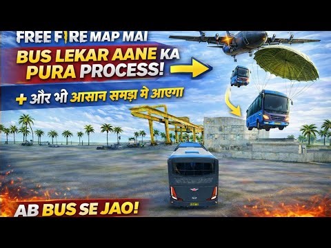 The Complete Process Of Driving a Bus In Free Fire || #ff #youtube #success