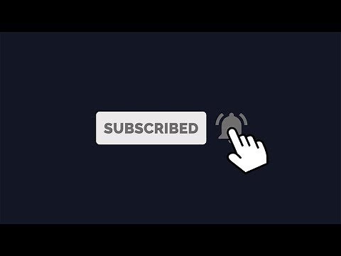 How To Create A Youtube Subscribe Button Animation, After Effects Tutorial & Template