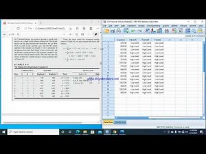 2X3 Factors factorial on SPSS