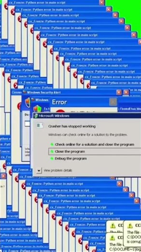 windows XP Error