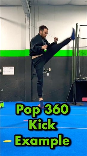 Pop 360 / Jump Spin Crescent Kick Example 🥷