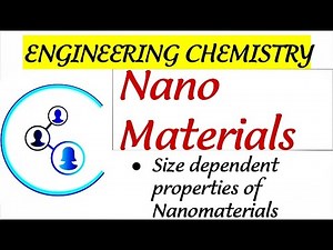 Engg | VTU | Chemistry | Size dependent properties of Nanomaterials