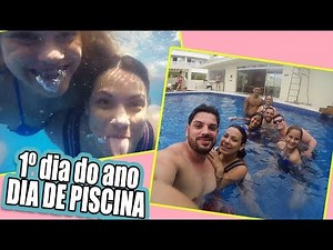 DIA DE PISCINA - NOSSO 1º DIA DE 2019! | Kathy Castricini