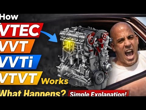 How VTEC, VVT, VVTI & VTVT Really Work (Simple Explanation)