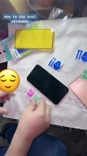 HOW TO USE DUST ABSORBER?!#caicellphone #tiktokshop #fulltemperedglass #fypシ゚viral #ordinarytemp #privacy#ceramic#screenprotector#ceramicfilm#fyppppppppppppppppppppppppppppppppppp #foryourpage #trendingvideo