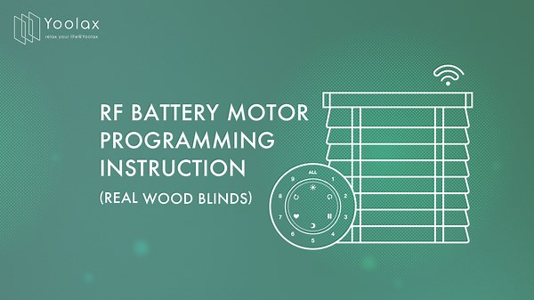 Watch Yoolax Motorized Wood Blinds Programming on Amazon Live