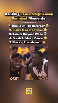 Ranking Lance Stephenson Funniest Moments 😭💀