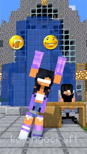 Mom choosing the right 🥰🥰🥰 #kolongocraft #minecraft #aphmau #shorts