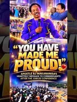 ❤️ “YOU HAVE MADE ME PROUD!” — APOSTLE BJ MAKANANISA’S HEARTFELT MESSAGE TO CONGREGANTS