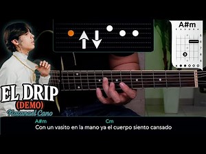 EL DRIP - Natanael Cano - En GUITARRA Demo Tutorial