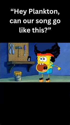 "Hey Plankton, can our song go like this?" Michael Jackson meme