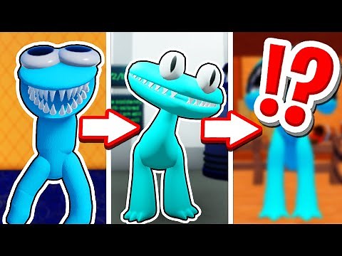 The EVOLUTION Of CYAN In ROBLOX RAINBOW FRIENDS Chapter 2!
