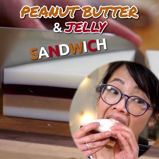 6.7M views · 21K reactions | Smooth PB & J Sandwich 索 - peanut butter and jelly jelly recipe | Emmymade | Facebook