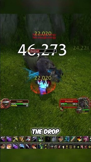 Hunting Blackhoof for the rarest drop #WoWClassic #MoP