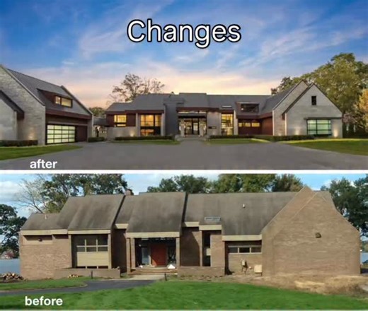4.8K views · 19 reactions | #luxuryhomes #homedesign #realestate #luxury #modernhomes #renovation #transformation#beforeandafter #lakefront #lakefrontrealestate | Kevin Akey | Facebook