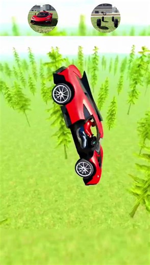 Mercedes vs Invisible Car | Impossible Stunt Challenge | Indian Driving Game#shorts #gaming