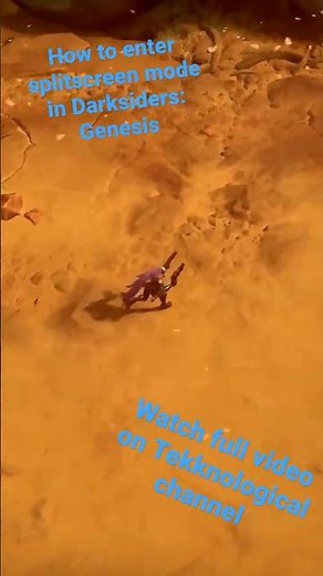 How to enter splitscreen mode in Darksiders: Genesis (teaser)