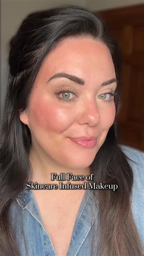 4.6K views · 28 reactions | Waterless, clean, skincare infused makeup ✨  Comment “skin” for  to everything used #greenbaymakeupartist #waterlessbeauty #skincaremakeup @oliverosecosmetics @olivetreepeople #cleanbeautyproducts | Stephanie VanStraten | Facebook