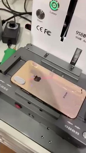 Como trocar a tampa Traseira iPhone com Máquina Laser #shorts @maycon.id @gophonevalinhos