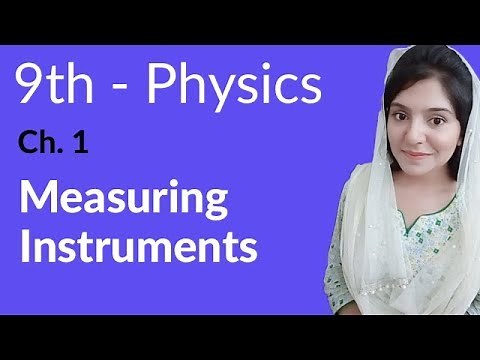 Matric part 1 Physics,Ch 1,Measuring Instruments Physics-9th class Urdu Lecture