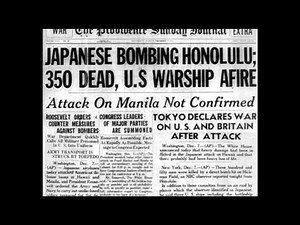 7th December 1941: Attack on Pearl Harbor