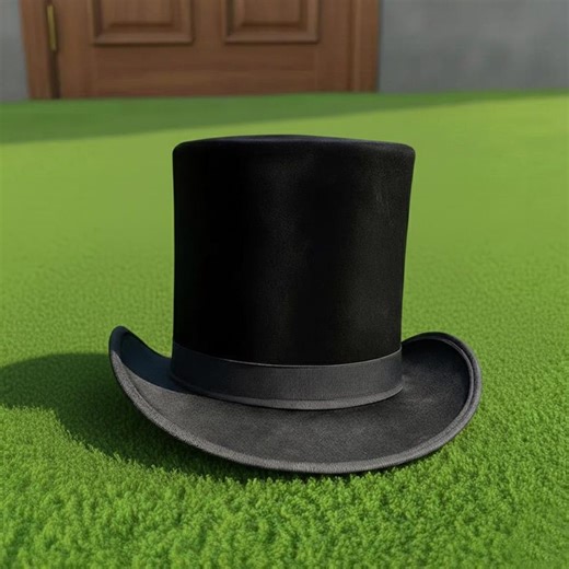 Handmade Black Steampunk Top Hat – Silk Victorian Hat for Men, Cosplay Costume - Etsy