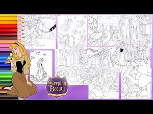 Disney Sleeping Beauty Story in Pictures - Princess Aurora Coloring Pages