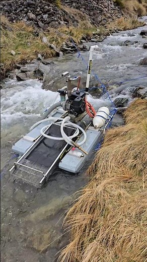 How we set up our gold suction dredge