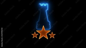 Strategic Planning concept on transparent background. Process where organizations define their future vision, goals, and objectives. Motion graphics of strategic planning icon. 4k video animation.