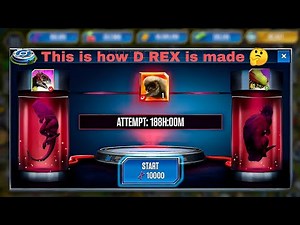 “CREATING D REX BOSS! The NEW BOSS Has Created | Jurassic World: The Game