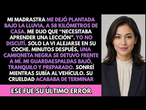 Mi Madrastra Me Abandonó Bajo la Lluvia Para Humillarme… Sin Saber Que Yo Era la Dueña