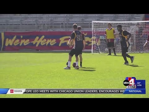 First Lady Abby Cox and Real Salt Lake host Special Olympics Unified Sports soccer championship tour