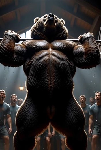 Bear Hibernate Bench (Bear Grizzly):