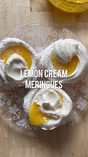 66K views · 992 reactions | LEMON CREAM MERINGUES on smitten kitchen for Easter or Passover. Recipe linked in comments. ⛅️ | smitten kitchen | Facebook