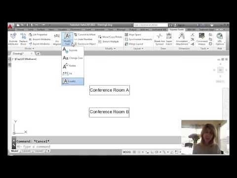 AutoCAD Tip - Change Text Justification without Changing the Location (Lynn Allen/Cadalyst Magazine)