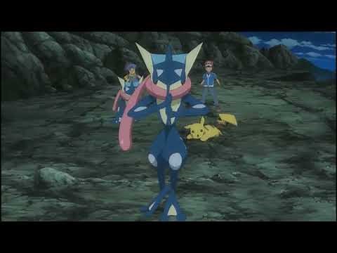 Ash Frogadier Evolves!! Pokémon XYZ