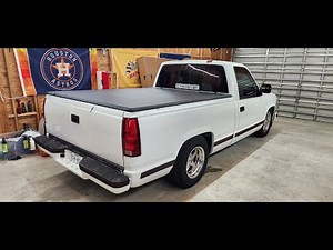 Round 7 of upgrades to my 1989 OBS Chevy! bed cover, bed mats, and bump stops!