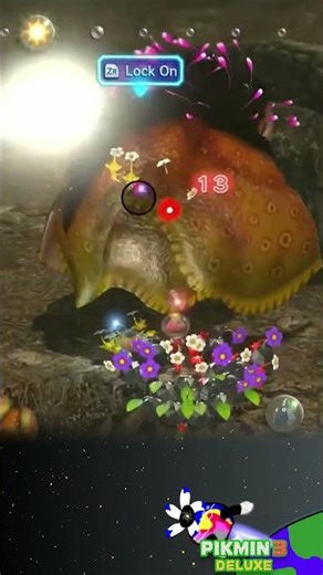 Pikmin 3 - Yellows Chilling By the Vehemoth