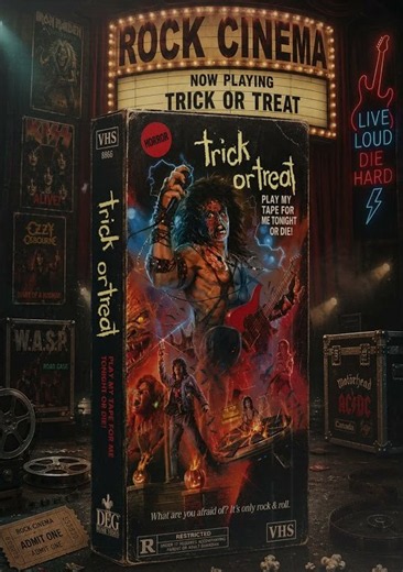 Trick or Treat (1986) Heavy Metal Horror #TrickOrTreat #HorrorMovies #HorrorReview #80sHorror #vhs