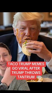TACO Trump memes and AI images are going viral following Trump's tantrum earlier. Add the MeidasTouch Podcast on Apple Podcasts and Spotify for more. | MeidasTouch