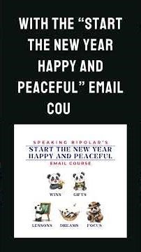 Start the New Year Happy and Peaceful Email Course Promo Video