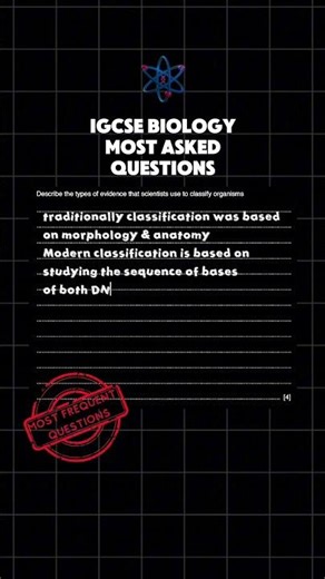 Most frequently asked questions for IGCSE Biology 2026 exams part 1 💯