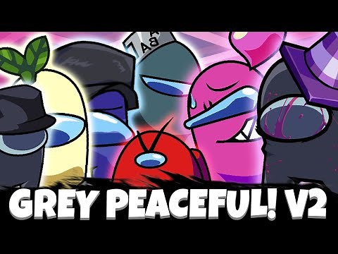 Impostor: Grey Peaceful! v2 VS Friday Night Funkin | Crewmate Updated Version (FNF MOD)