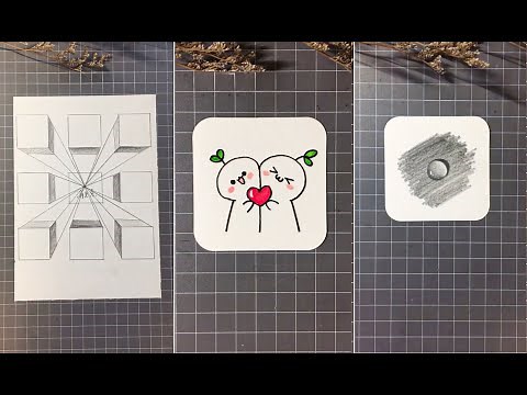 【精選簡筆畫合集】8個超實用教學視頻😊，輕鬆學會畫出驚艷作品！