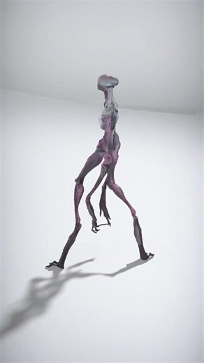 Alien Creature with Distinctive Anatomy