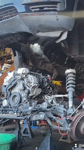 BMW X5 engine removal easy way