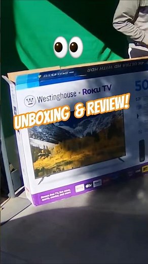 Westinghouse 50" 4K Ultra HD Roku TV Review #review #tv #shorts