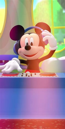 Dancing with Mickey Mouse at Disneyland