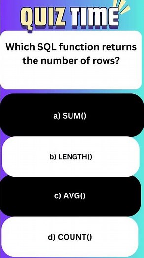 SQL Functions Interview Questions and Answers